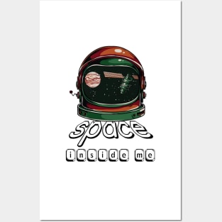 Space Inside Me Sadness Unique Design Gift Ideas Evergreen Space Theme Posters and Art